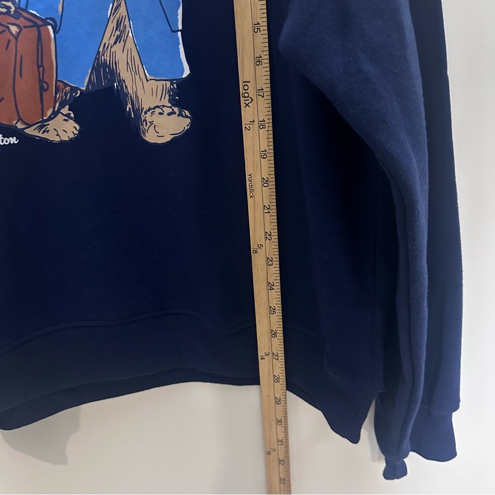 Paddington Women's Oversized Paddington Bear Graphic Sweatshirt Blue Sz XXL NWT - Picture 9 of 9